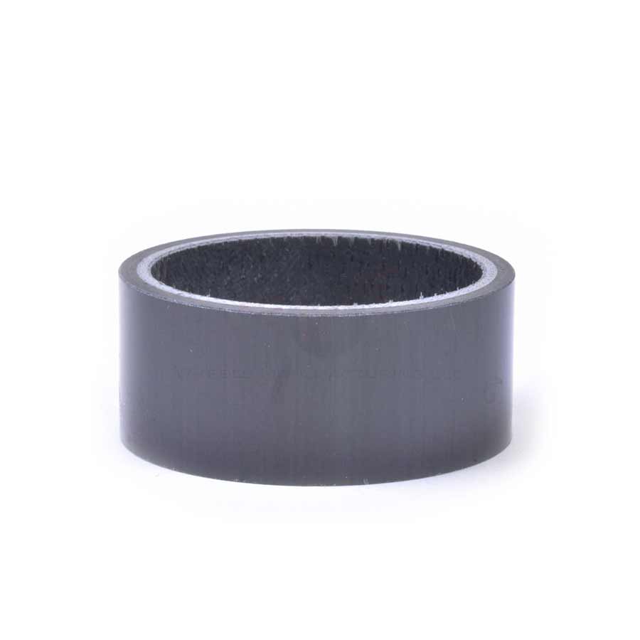 150484-05::0::150484-05::Wheels Manufacturing,  Espaceur de direction en carbone Lustré, 1-1/8'', Hauteur: 15mm, Carbone, Noir