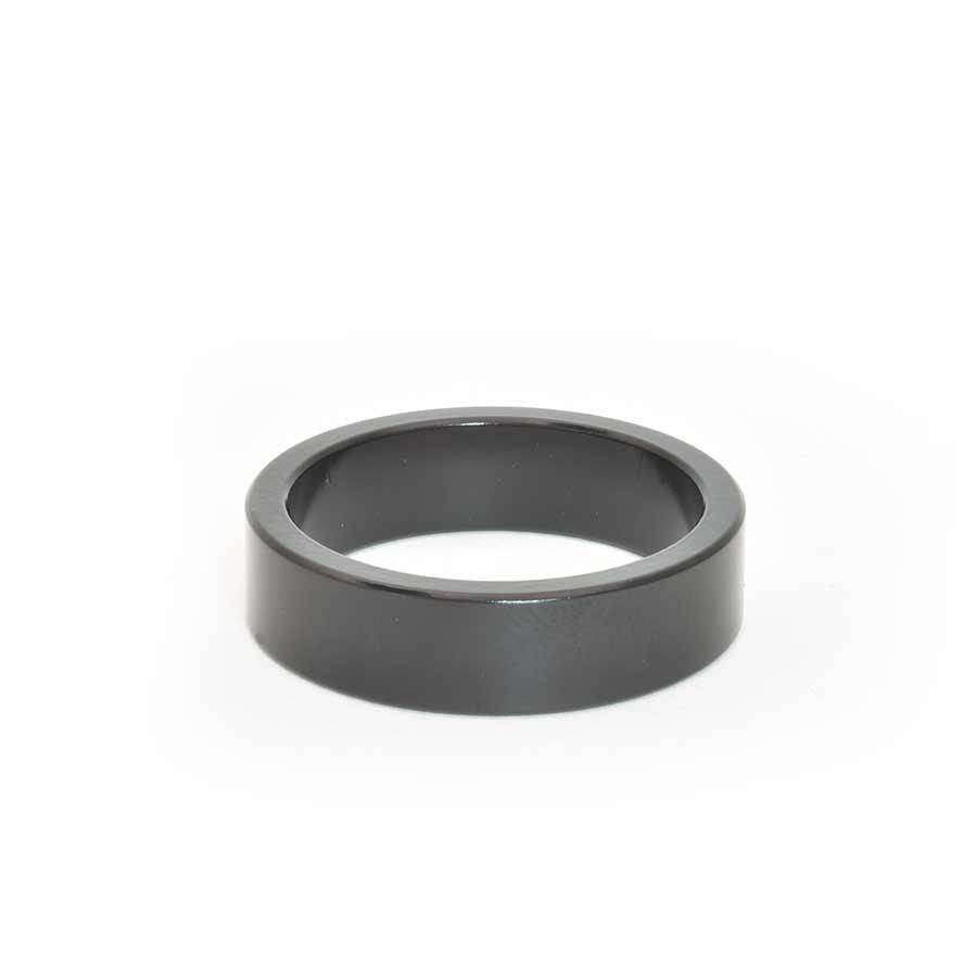 150486-07::0::150486-07::Wheels Manufacturing, Espaceur pour jeu de direction, 1-1/8'', Hauteur: 10mm, Aluminium, Noir, 5pcs