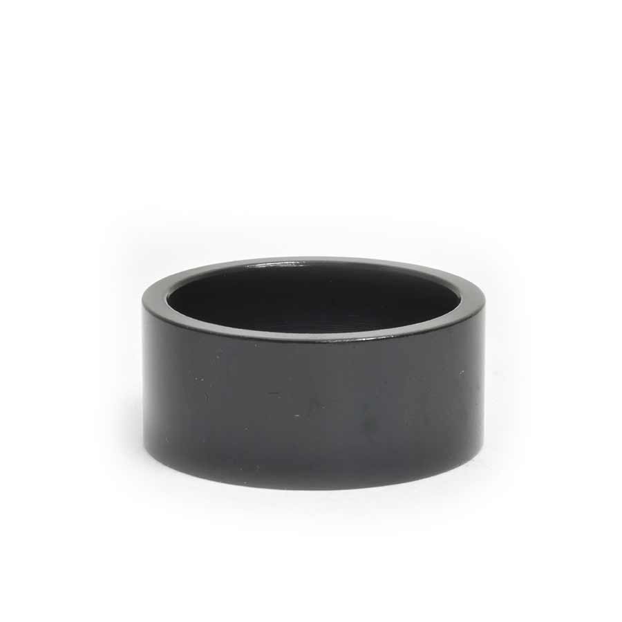 150486-08::0::150486-08::Wheels Manufacturing, Espaceur pour jeu de direction, 1-1/8'', Hauteur: 15mm, Aluminium, Noir