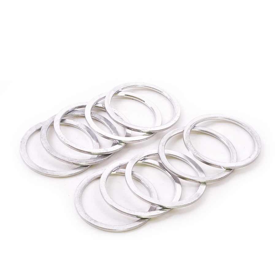 150486-11::0::150486-11::Wheels Manufacturing, Espaceur pour jeu de direction, 1-1/8'', Hauteur: 1.5mm, Aluminium, Argent, 5pcs