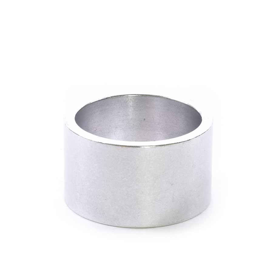 150486-17::0::150486-17::Wheels Manufacturing, Espaceur pour jeu de direction, 1-1/8'', Hauteur: 20mm, Aluminium, Argent