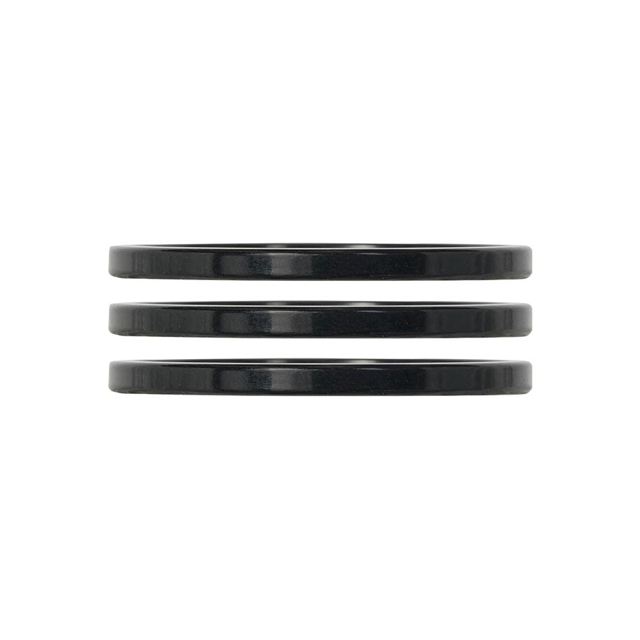 150532-22::0::150532-22::Industry Nine, iRiX, Espaceur pour jeu de direction, 1-1/8'', Hauteur: 2.5mm, Aluminium, Noir, 3pcs