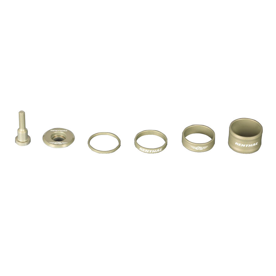 150603-02::0::150603-02::Renthal, Top Cap and Spacer Kit, 1-1/8'', Or, Kit