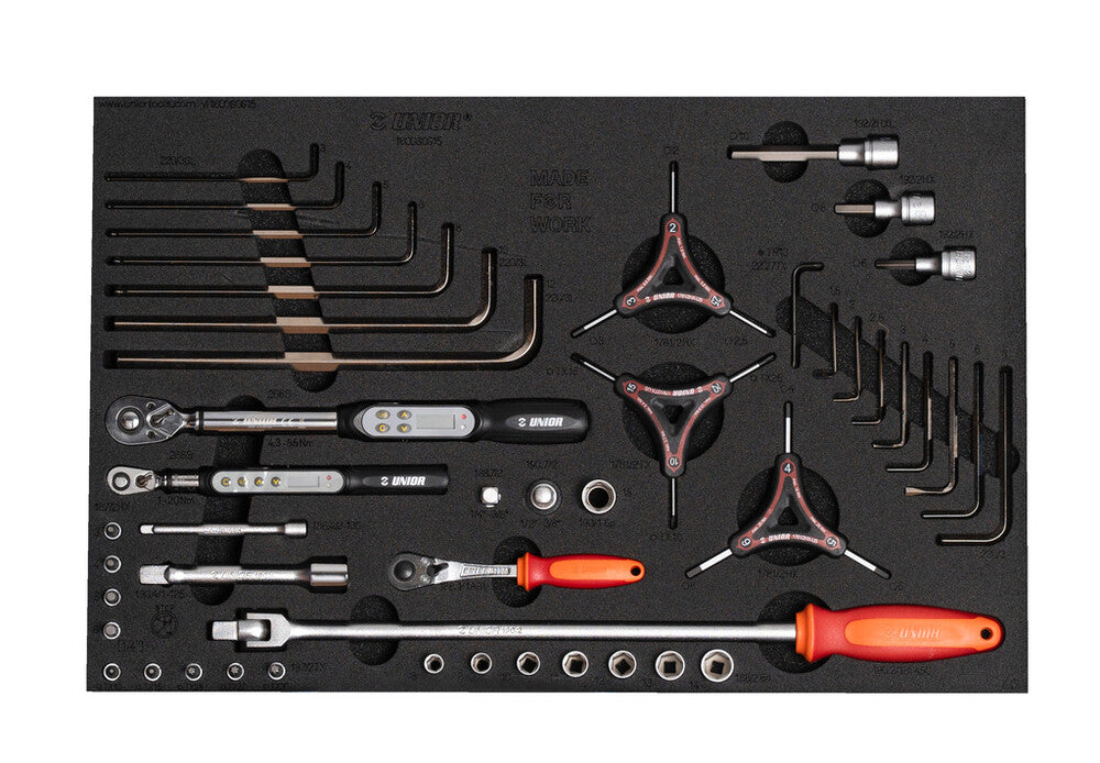 U-629193::0::U-629193::UNIOR BIKE TOOL SET IN SOS TOOL TRAY 560x364x30