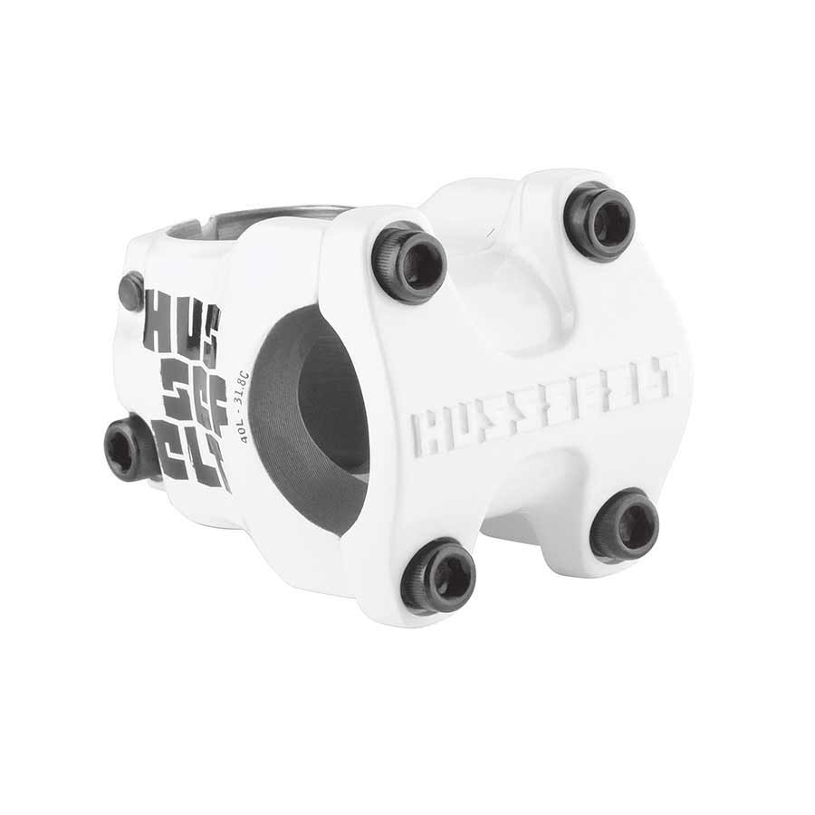 160262-03::0::160262-03::Truvativ, Hussefelt, Potence, Dia: 28.6mm, L: 40mm, Angle: 0°, Guidon: 31.8mm, Blanc