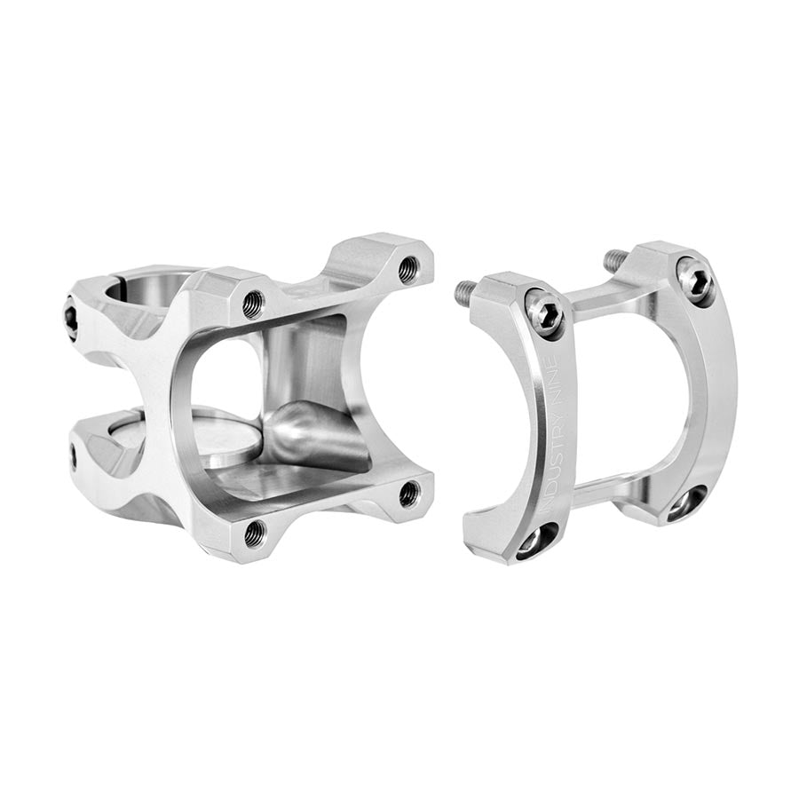160585-35::0::160585-35::Industry Nine, A318, Potence, Diamètre: 31.8mm, Longueur: 40mm, Direction: 1-1/8'', 6°, Argent