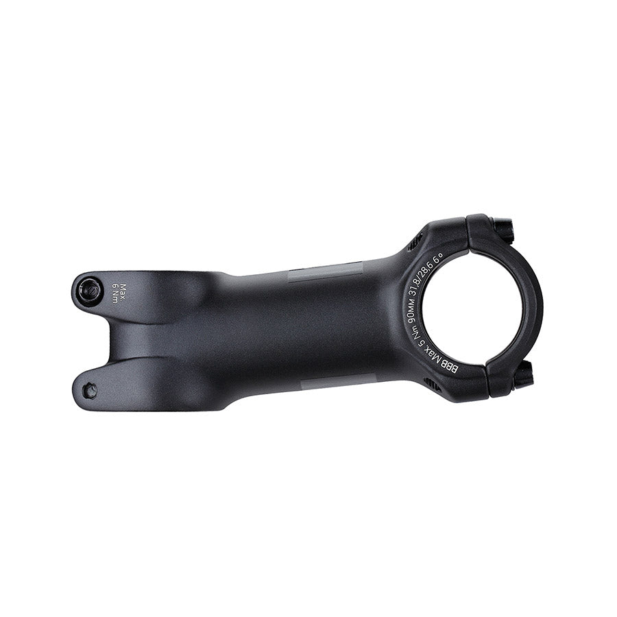 160690-05::0::160690-05::BBB Cycling, BHS-08 RoadForce, Potence, Diamètre: 31.8mm, Longueur: 90mm, Direction: 1-1/8'', ±6°, Noir