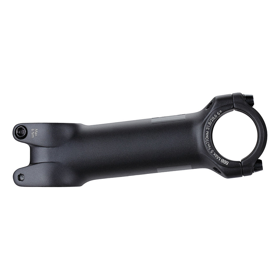 160690-07::0::160690-07::BBB Cycling, BHS-08 RoadForce, Potence, Diamètre: 31.8mm, Longueur: 110mm, Direction: 1-1/8'', ±6°, Noir