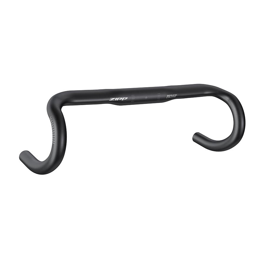 170834-11::0::170834-11::Zipp, Service Course 70 Ergo, Guidon de route, Diamètre: 31.8mm, 380mm, Hauteur: 128mm, Portée: 70mm, Noir