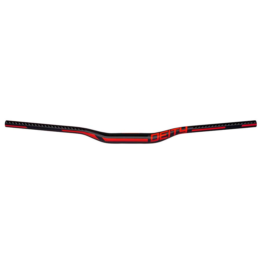 170840-02::0::170840-02::Deity, Racepoint 25, Guidon de VTT, Diamètre: 35mm, 810mm, Élévation: 25mm, Rouge