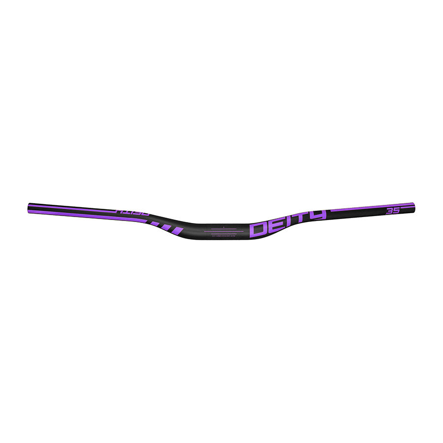 170845-08::0::170845-08::Deity, Skywire 25, Guidon de VTT, Diamètre: 35mm, 800mm, Élévation: 25mm, Violet