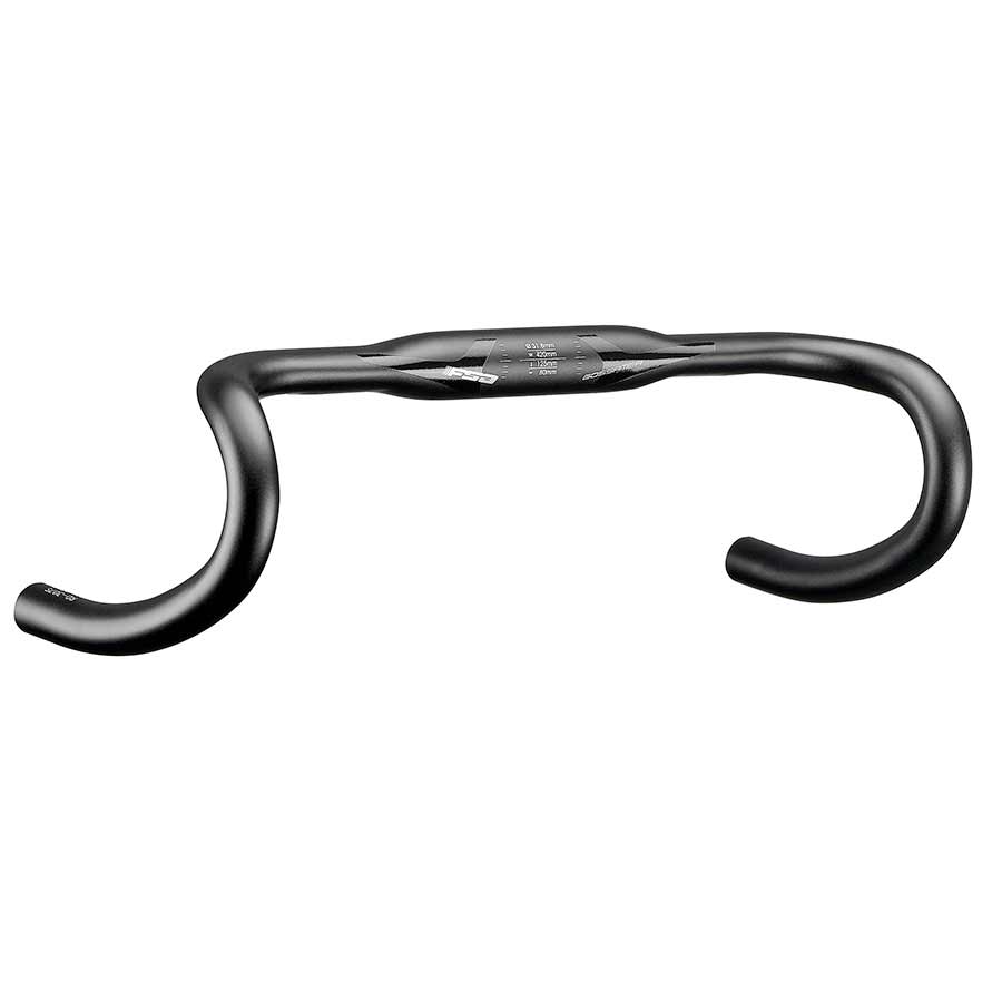 170855-01::0::170855-01::FSA, Gossamer Wing Compact, Guidon de route, Diamètre: 31.8mm, 400mm, Hauteur: 125mm, Portée: 80mm, Noir