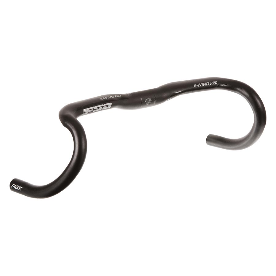170917-02::0::170917-02::FSA, A-Wing Pro AGX, Guidon de route, Diamètre: 31.8mm, 440mm, Hauteur: 120mm, Portée: 80mm, Noir