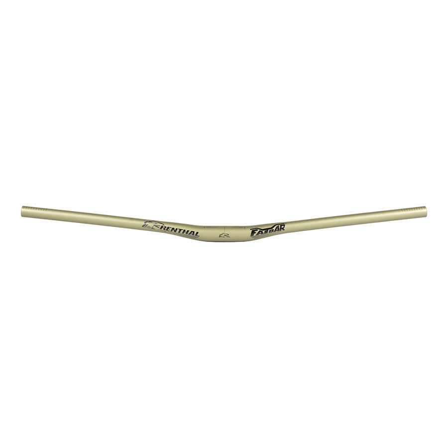 171038-01::0::171038-01::Renthal, V3 Fatbar 31.8, Guidon de VTT, Diamètre: 31.8mm, 800mm, Élévation: 10mm, Or