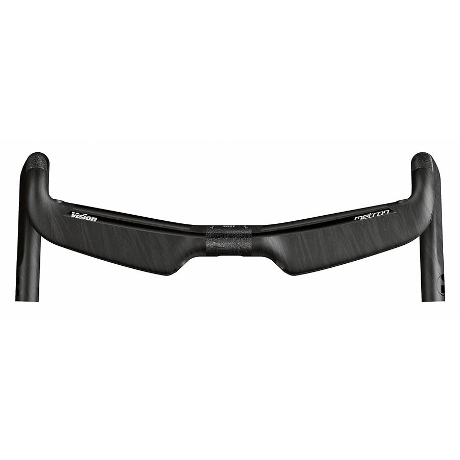 171041-03::1::171041-03::Vision, Metron Aero, Guidon de route, Diamètre: 31.8mm, 440mm, Hauteur: 125mm, Portée: 80mm, Noir
