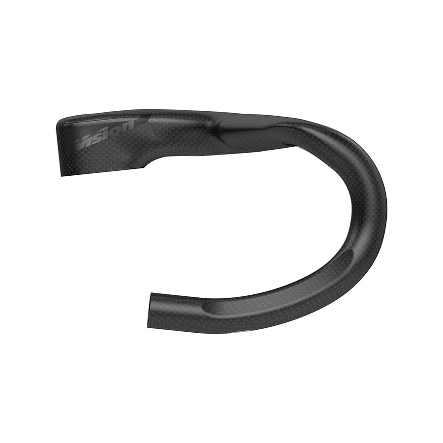 171042-04::1::171042-04::Vision, Metron 5D ACR EVO, Guidon de route, Diamètre: Intégré 80mm, 380mm, Hauteur: 125mm, Portée: 80mm, Noir