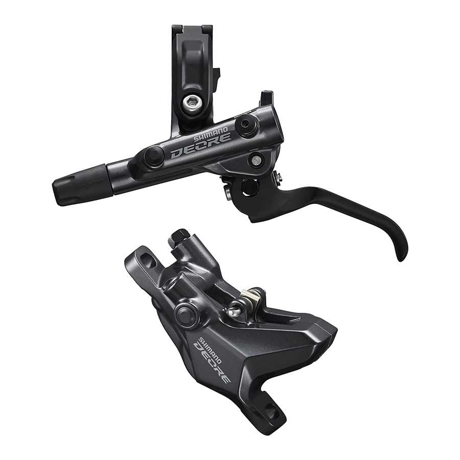 180763-01::0::180763-01::Shimano, Deore BL-M6100 / BR-M6100, Frein à disque hydraulique VTT, Avant, Post mount, Disque: Non inclus, Noir