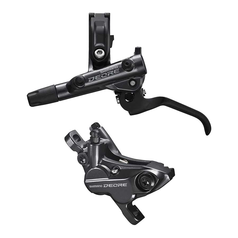 180764-01::0::180764-01::Shimano, Deore BL-M6100 / BR-M6120, Frein à disque hydraulique VTT, Avant, Post mount, Disque: Non inclus, Noir
