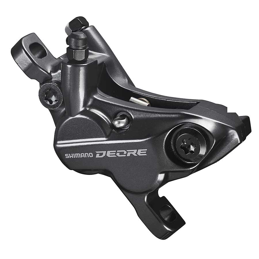 180764-03::0::180764-03::Shimano, Deore BR-M6120, Étrier de frein à disque hydraulique VTT, Avant ou Arrière, Post mount