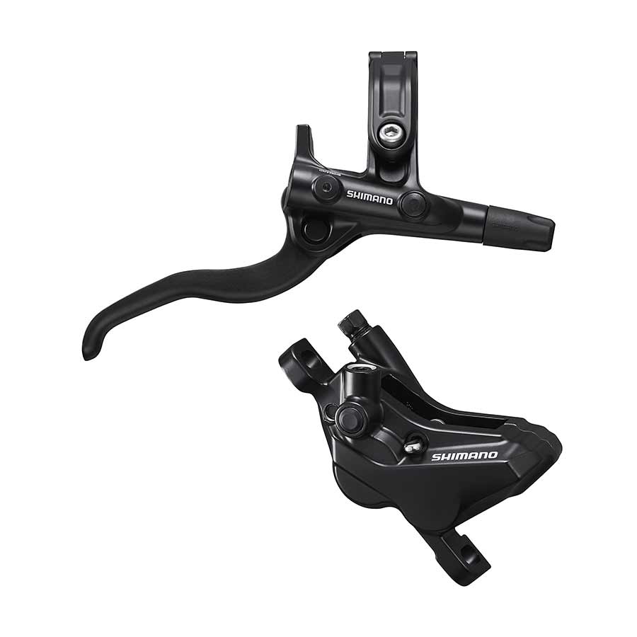 180766-02::0::180766-02::Shimano, Deore BL-M4100 / BR-MT420, Frein à disque hydraulique VTT, Arrière, Post mount, Disque: Non inclus, Noir