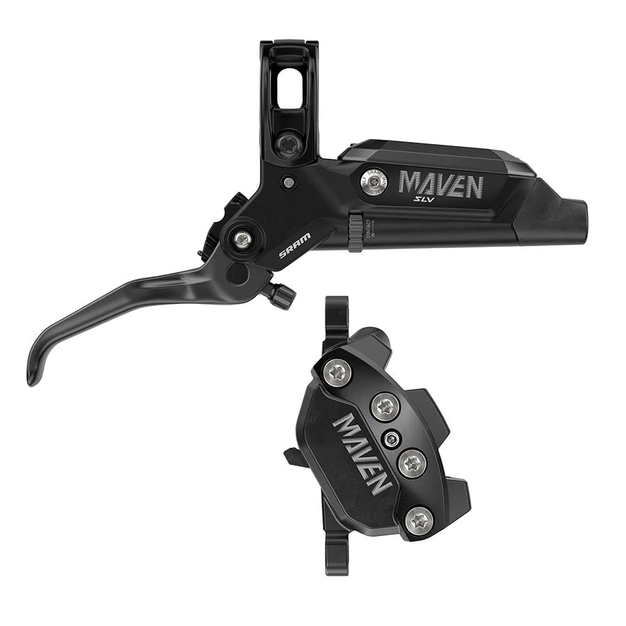 180845-02::1::180845-02::SRAM, Maven Silver, Frein à disque hydraulique VTT, Arrière, Post mount, Noir