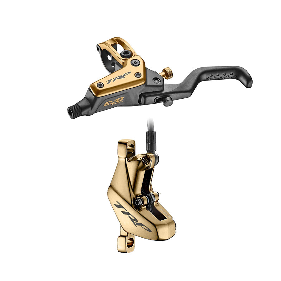 180885-05::0::180885-05::TRP, EVO PRO, Frein à disque hydraulique VTT, Droit, Post mount, Disque: Non inclus, Or