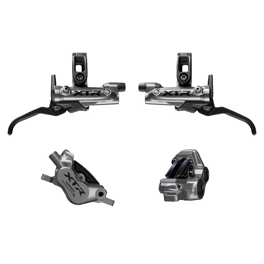 180890-01::0::180890-01::Shimano, XTR BL-M9220 / BR-M9220 Kit, Frein à disque hydraulique VTT, Avant et Arrière, Flat mount, Disque: Non inclus, Noir, IBRM9220UPGKIT1