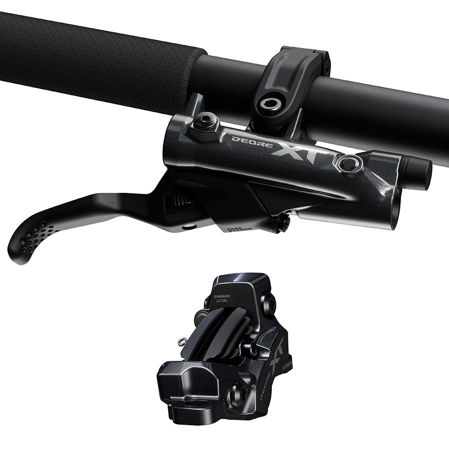 180894-02::2::180894-02::Shimano, Deore XT BL-M8200 / BR-M8220, Frein à disque hydraulique VTT, Droit, Noir, IM82201JRRXNA170