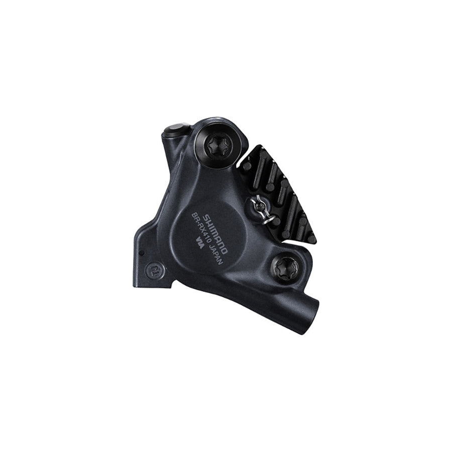 180899-02::1::180899-02::Shimano, GRX BR-RX410, Frein à disque hydraulique Route, Arrière, Flat mount, 140 ou 160mm (non inclus), 109g, Noir