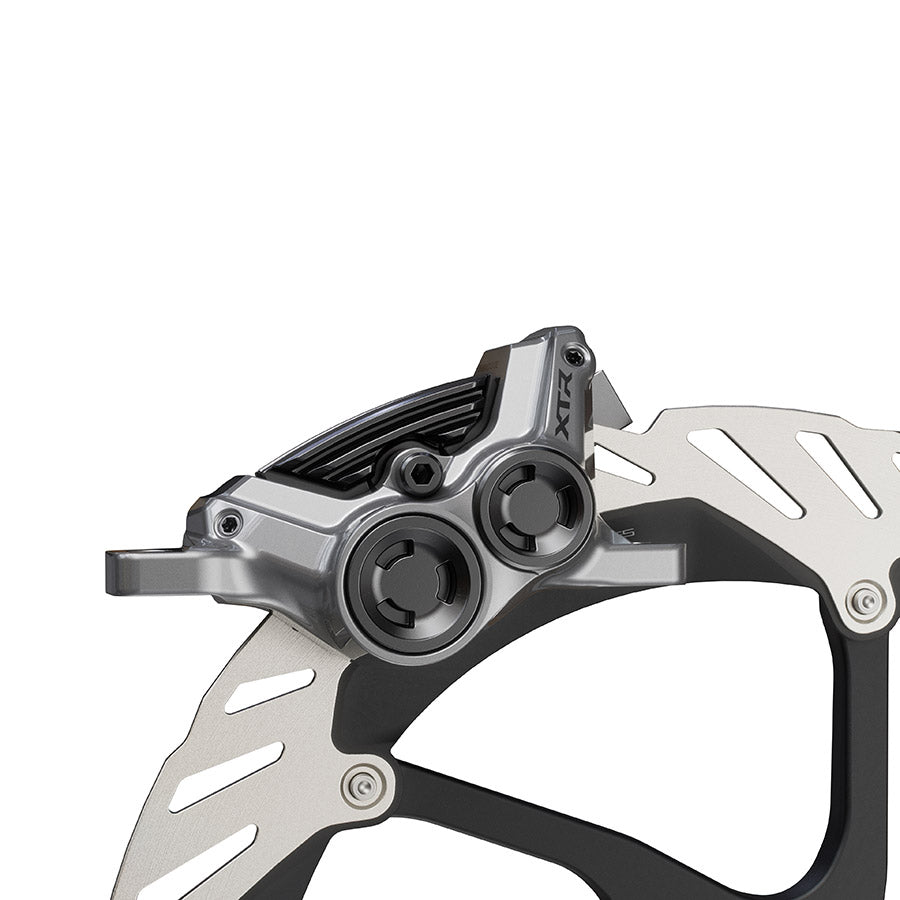 180904-01::4::180904-01::Shimano, XTR BR-M9220, Frein à disque hydraulique VTT, Avant ou Arrière, Post mount, Disque: Non inclus, 294g, Noir