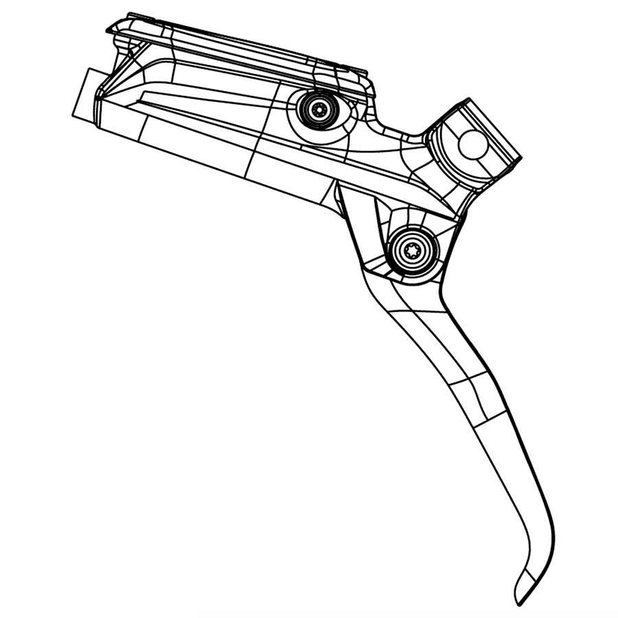 190209-01::0::190209-01::SRAM, Level Ultimate Gen 2, Levier de frein hydraulique
