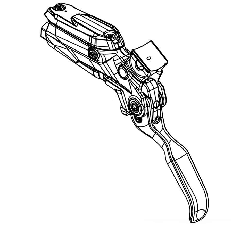 190211-01::0::190211-01::SRAM, Code R Gen 2, Levier de frein hydraulique