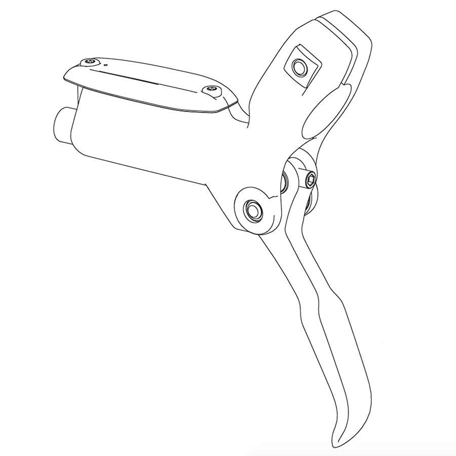 190250-01::0::190250-01::SRAM, Level Bronze Stealth, Levier de freins