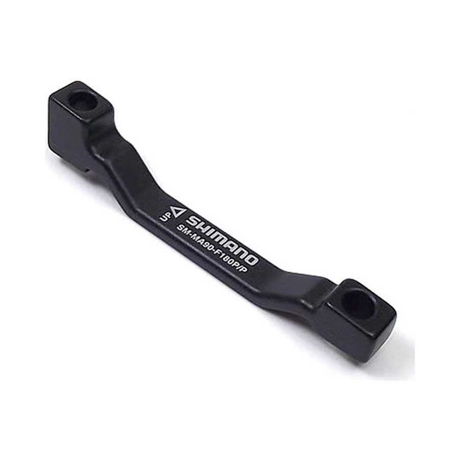 200585-06::0::200585-06::Shimano, XTR SM-MA90-F180P/P Adaptateur pour étrier Post Mount, Avant, Fourche Post Mount, Disque 180mm