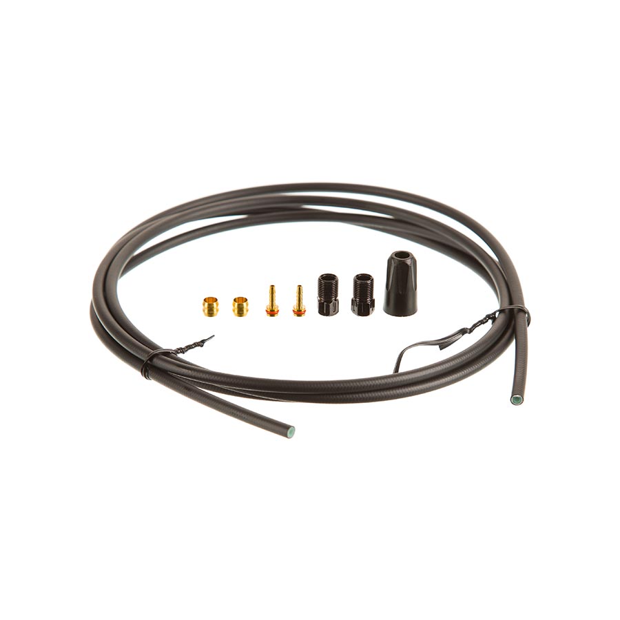 200987-02::0::200987-02::Tektro, Connecting Bolt Hose Kit, 5.0mm, 2000mm, Noir, Kit