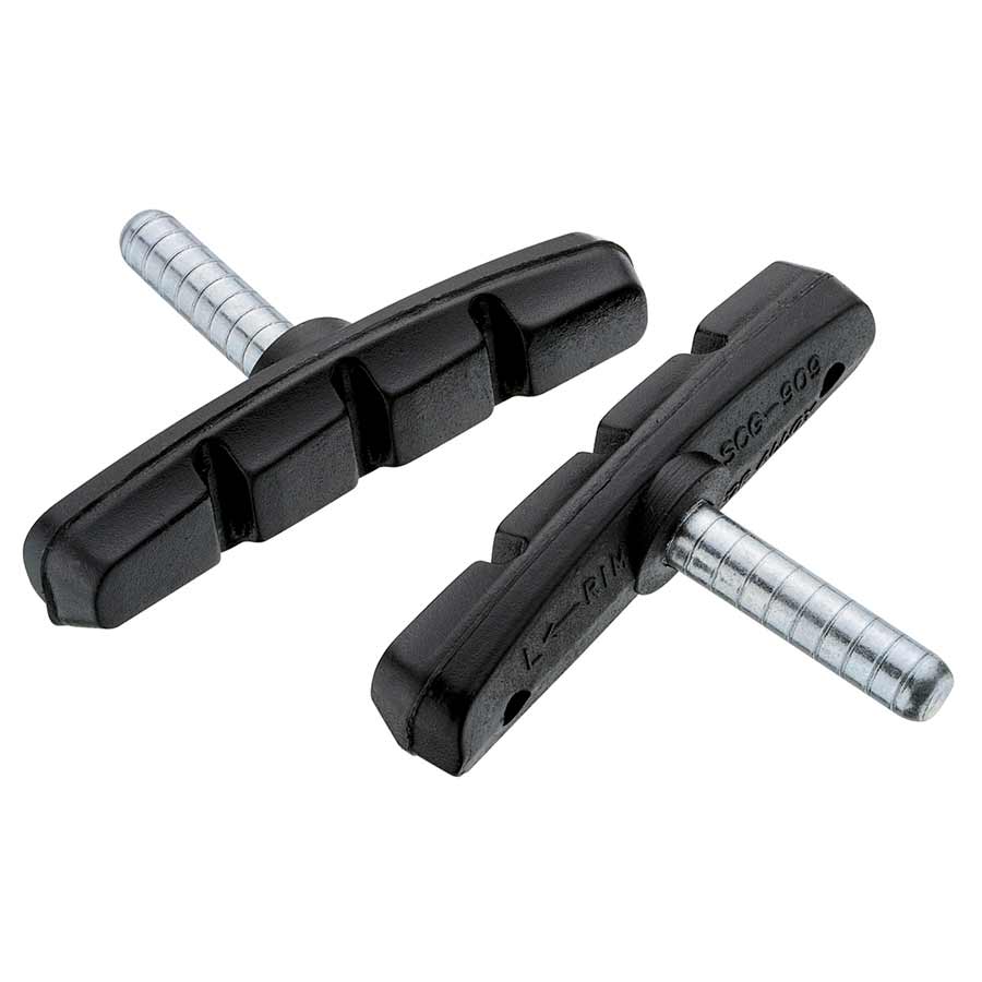 210180-01::0::210180-01::Jagwire, Mountain Sport, Patins de frein cantilever, Tige centrée, 70mm, Toutes conditions (Aw), Noir, Paire
