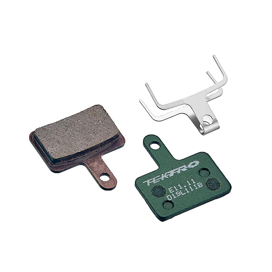 210263-04::0::210263-04::Tektro, E11.11, Plaquettes de freins à disque, Shimano B-Type, Résine, 5mm, Paire