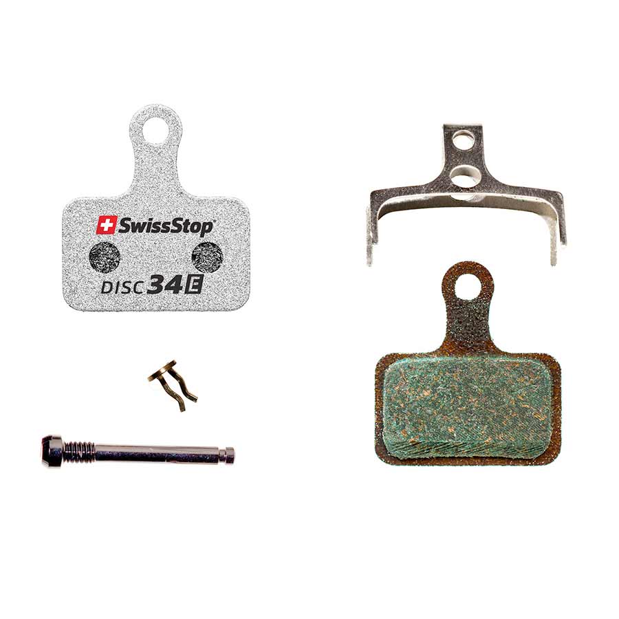 210313-05::0::210313-05::SwissStop, Disc 34 E, Plaquettes de freins à disque, Forme: Shimano Road Direct Mount