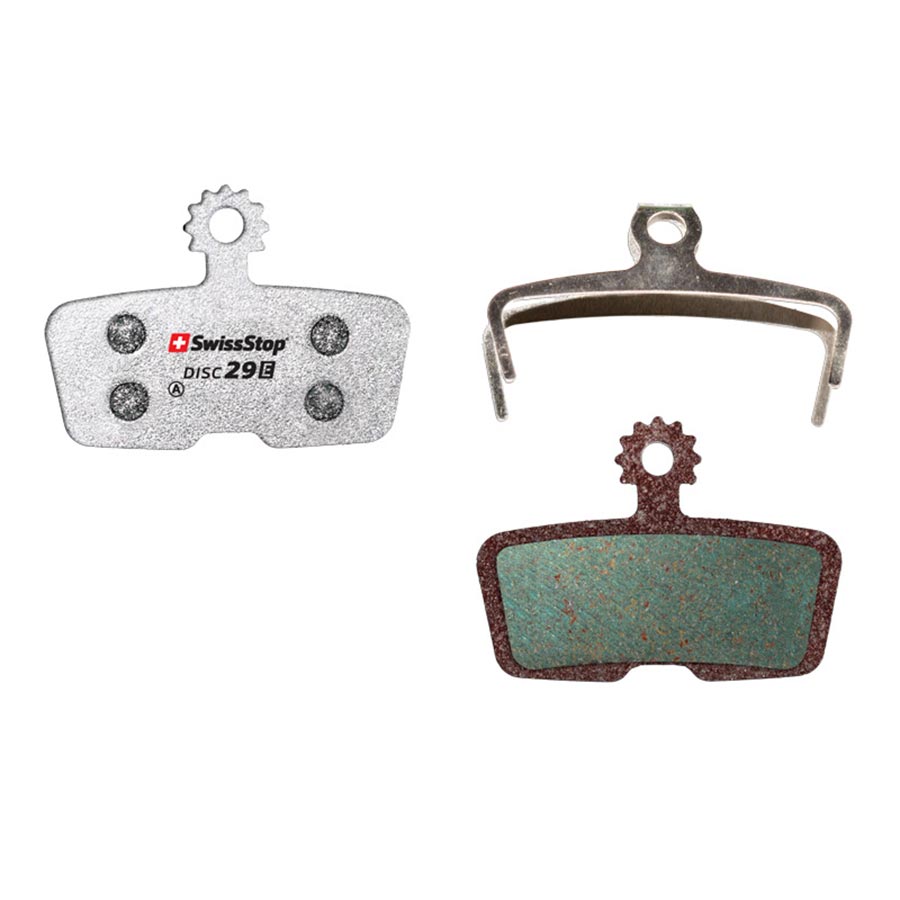 210313-09::0::210313-09::SwissStop, Disc 29 E, Plaquettes de freins à disque, Forme: SRAM Code 2011+, Organique, Paire