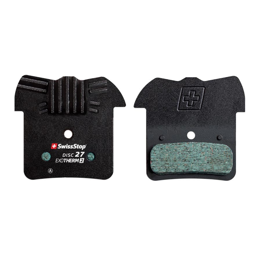 210452-03::0::210452-03::SwissStop, Exotherm2 27, Plaquettes de freins à disque, Forme: Shimano D-Type/H-Type, Organic, Paire