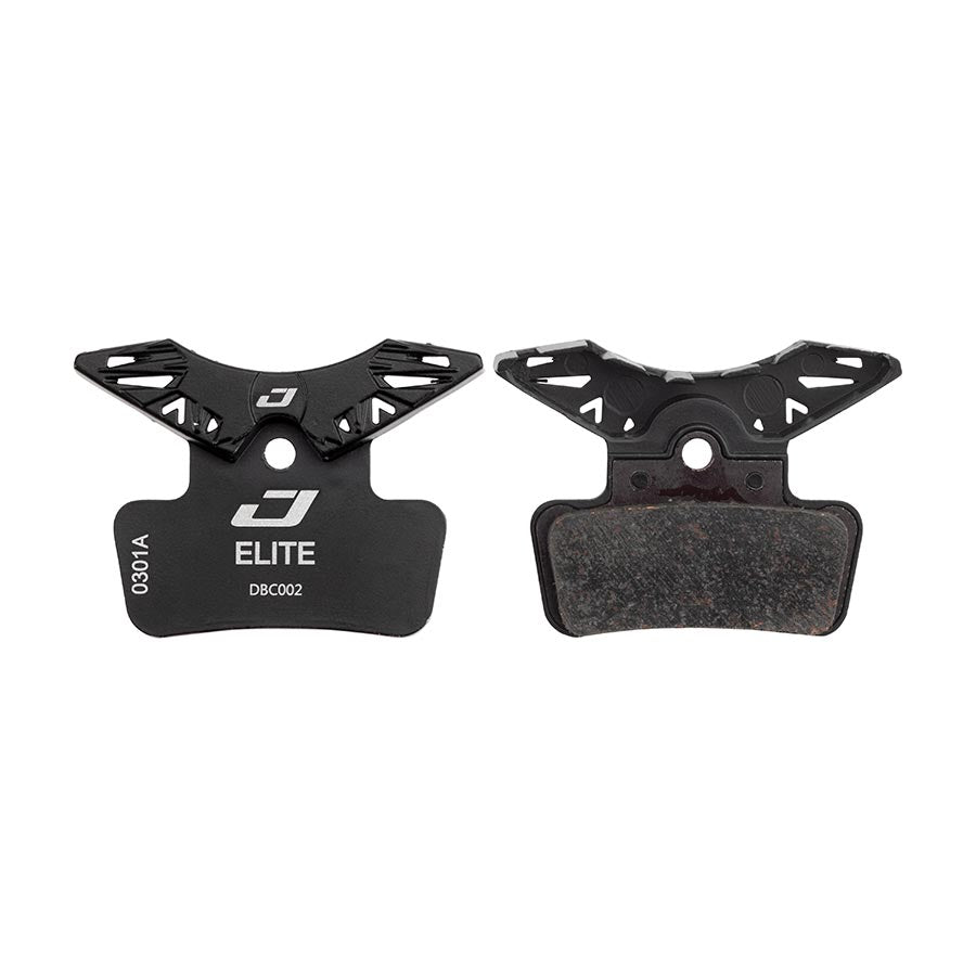 210475-02::1::210475-02::Jagwire, Elite, Plaquettes de freins à disque, DBC002, Forme: SRAM Guide/G2, Semi-Métallique, Paire
