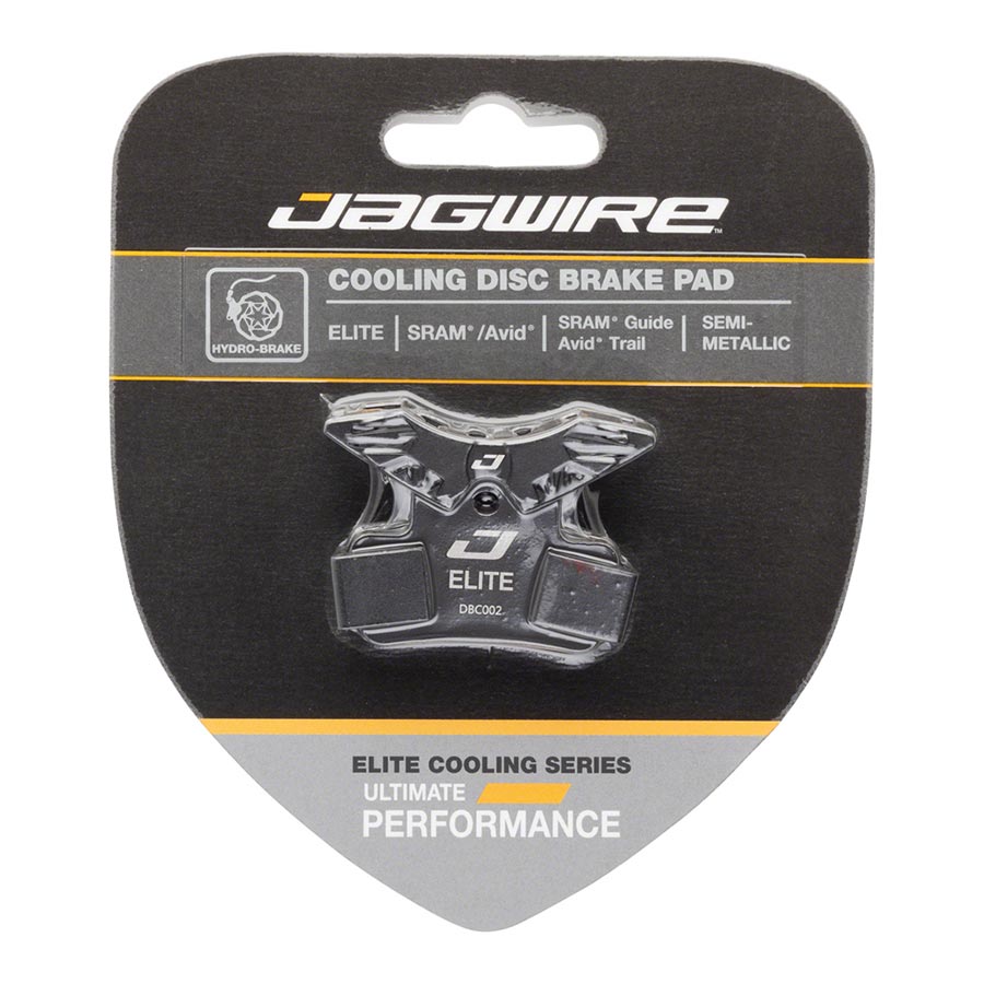 210475-02::2::210475-02::Jagwire, Elite, Plaquettes de freins à disque, DBC002, Forme: SRAM Guide/G2, Semi-Métallique, Paire