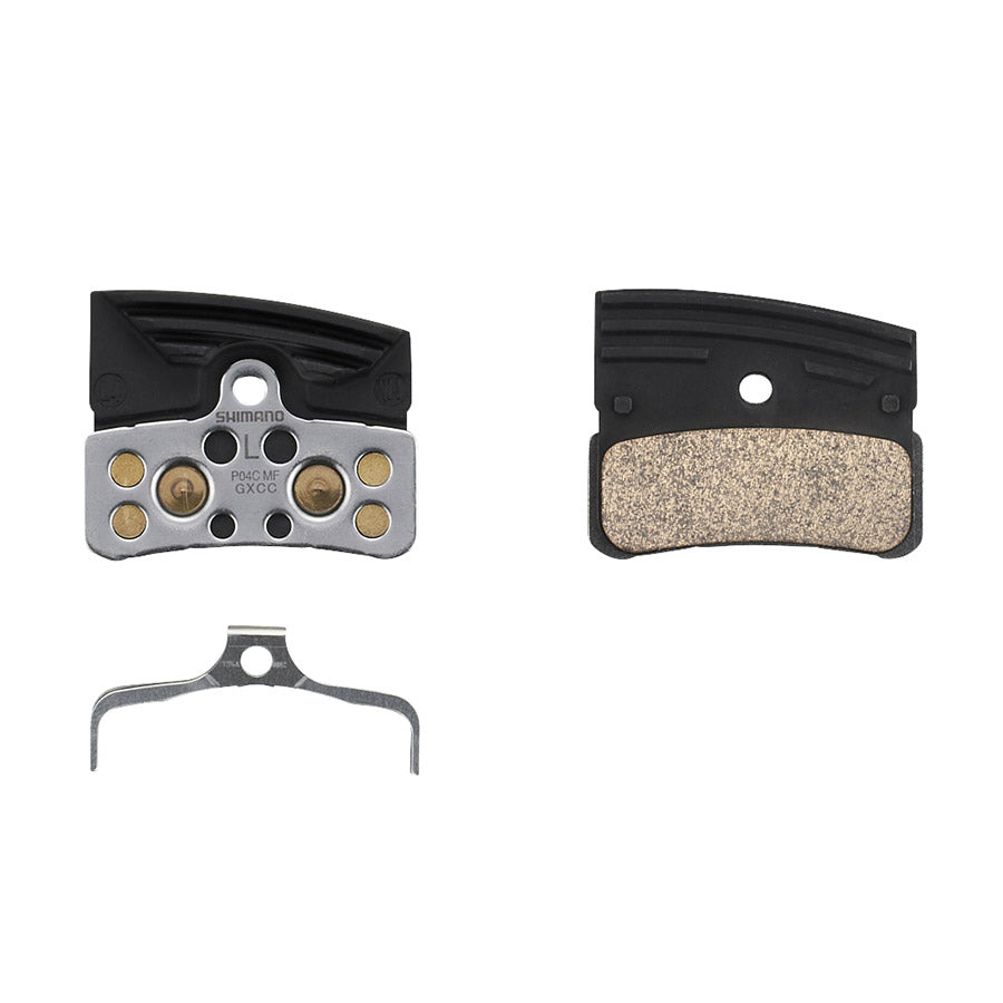 210555-02::0::210555-02::Shimano, P-Type, Plaquettes de freins à disque, Forme: , Métallique, IBPP04CMFA