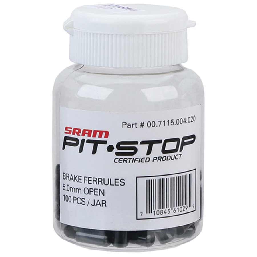 220254-02::0::220254-02::SRAM, Ferrules, 5mm, Noir, 100pcs