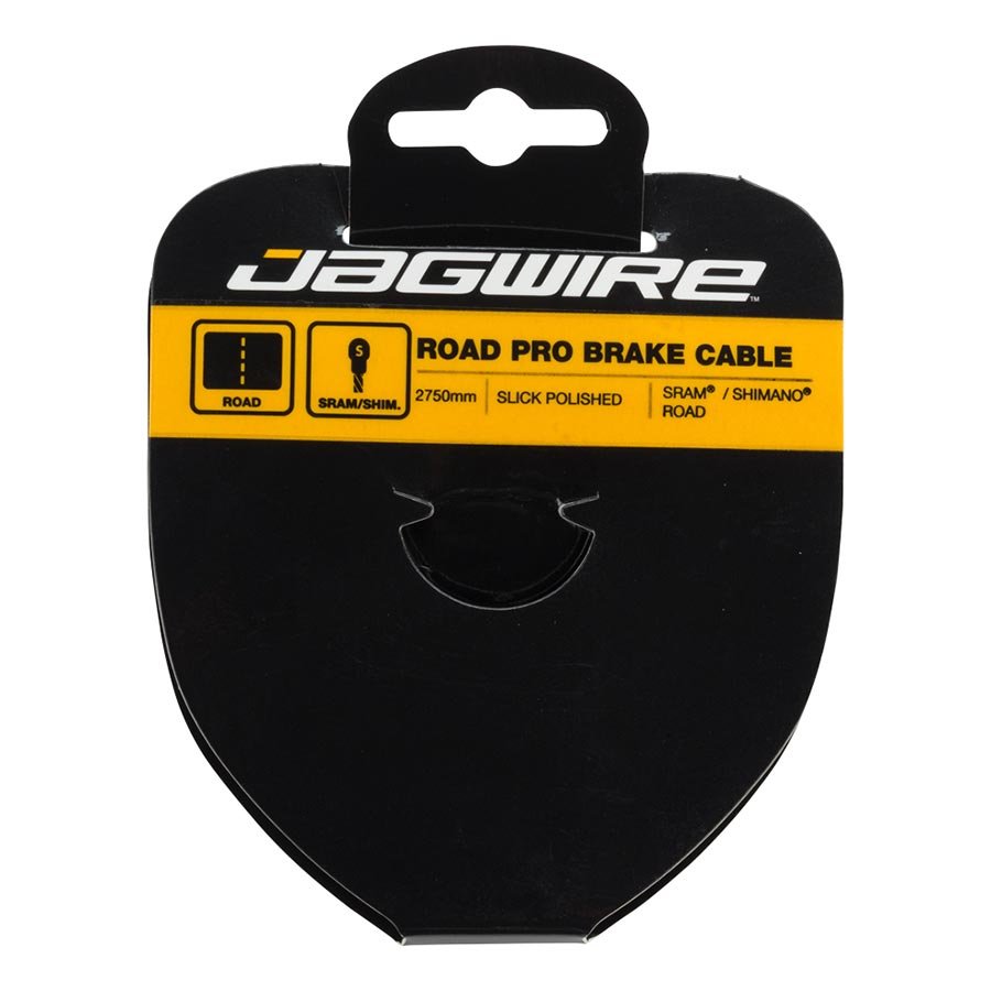 220314-02::1::220314-02::Jagwire, Pro Polished, Câble de freins, Route, Inox, Frein à disque mécanique
