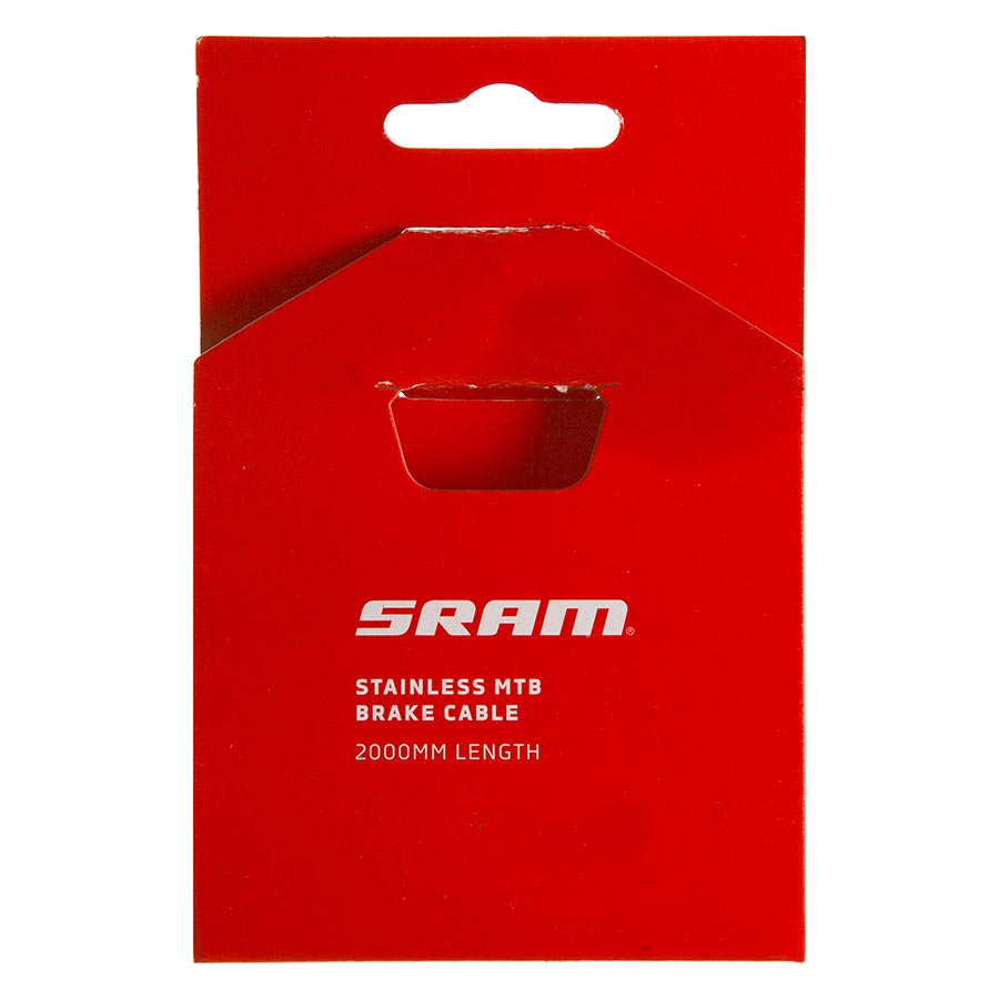 220328-07::1::220328-07::SRAM, Câble de frein en acier inoxydable, Câble de frein, 1.5mm, 2000mm, Acier