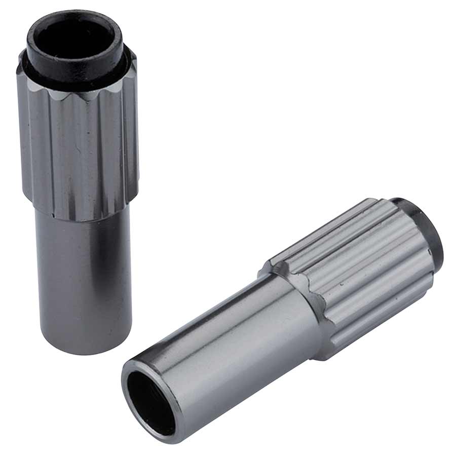 230017-01::0::230017-01::Jagwire, Barillets ajusteurs, Pour gaine de vitesse 4mm, Titane, Paquet de 2