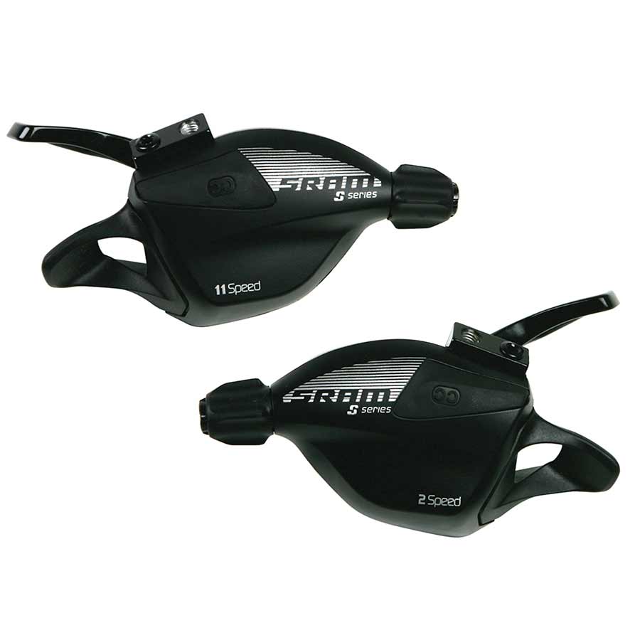 230705-01::0::230705-01::SRAM, S-700 2X11, Levier de vitesses pour guidon plat, Vitesses: 2x11, Noir, Ensemble