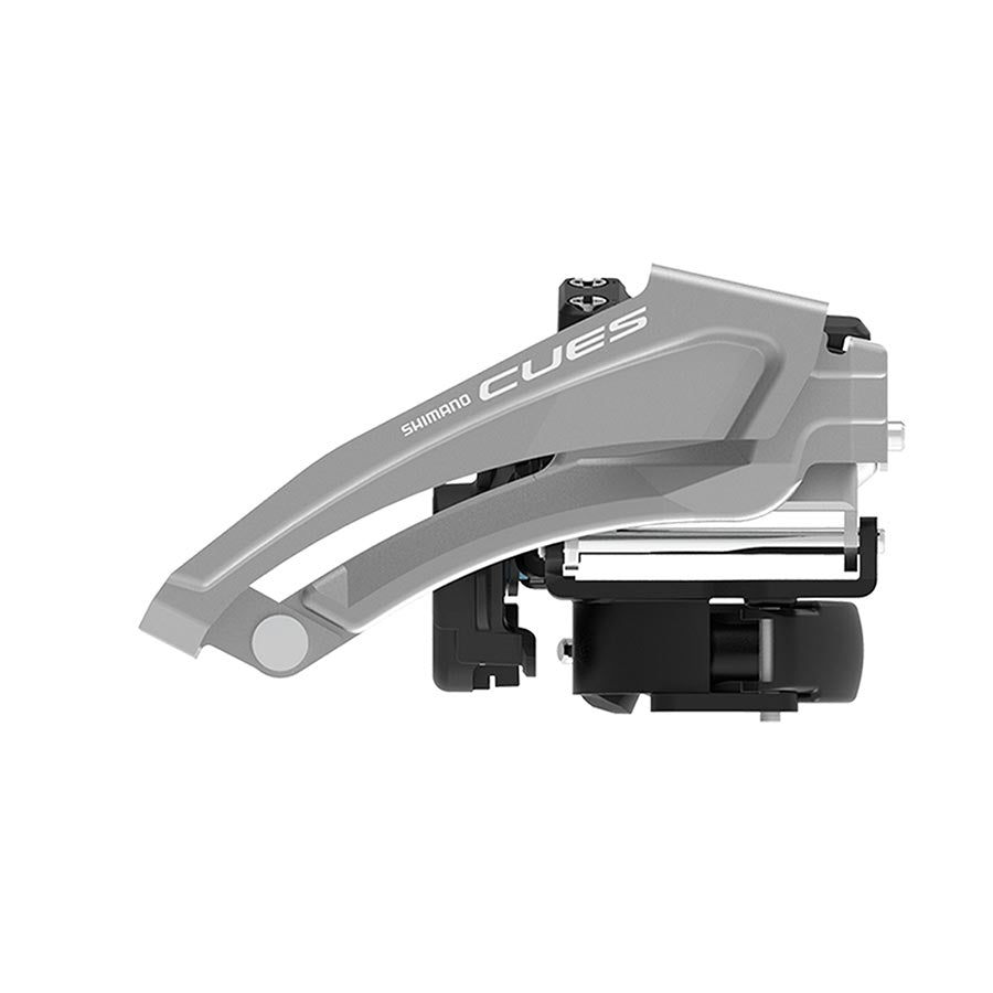 240324-01::0::240324-01::Shimano, CUES FD-U4010-L, Dérailleur avant, 2x9, Swing: Haut, Tirage du câble: Double, Bas 28.6/31.8/34.9mm, EFDU4010LX3