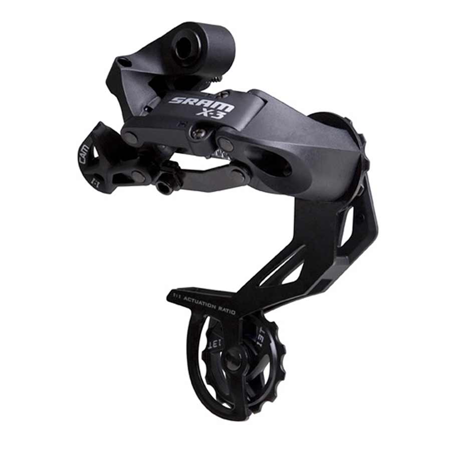 260034-01::0::260034-01::SRAM, X3, Dérailleur arrière, 7/8/9vit., Cage longue, Noir